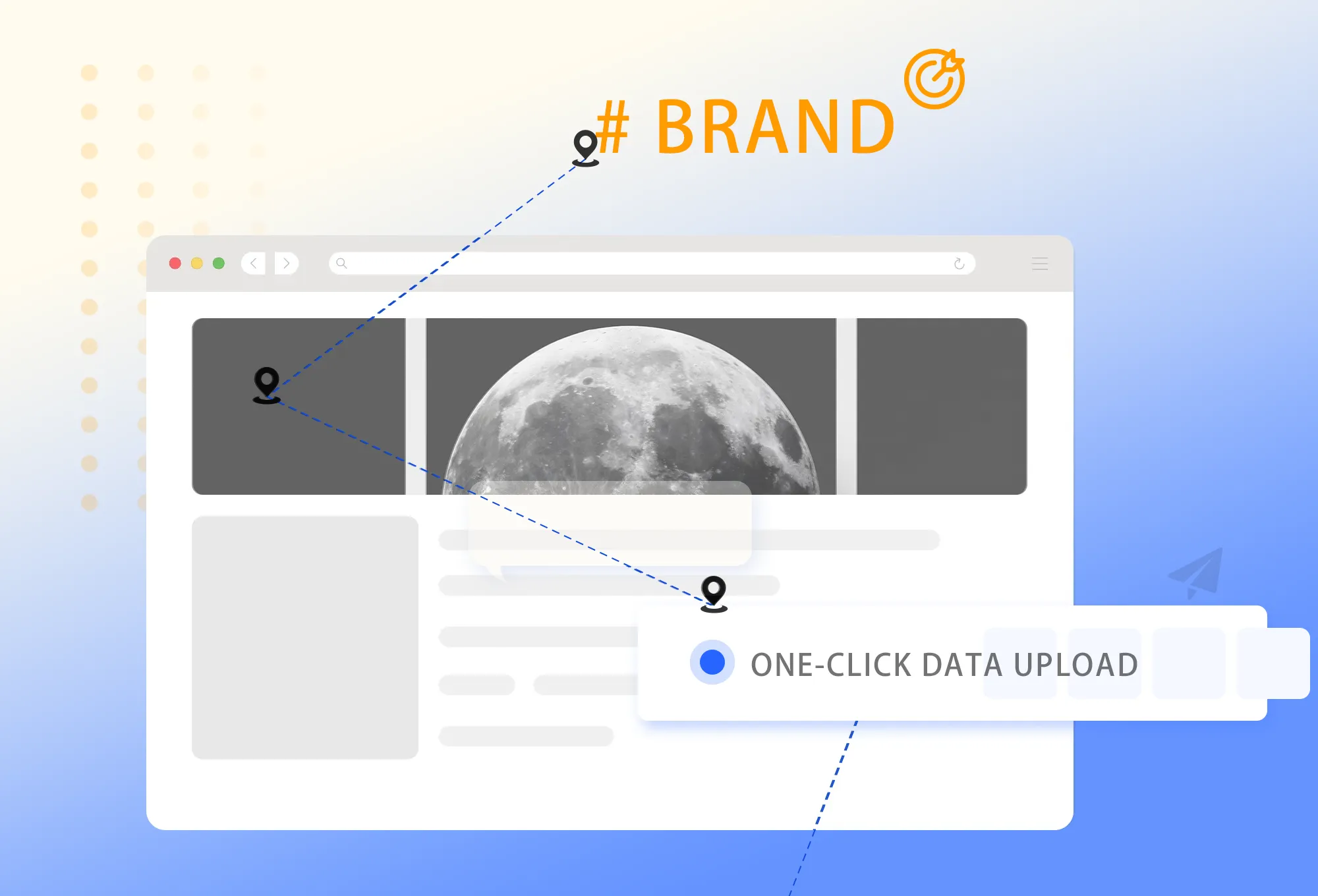 Data uploading and web page modification